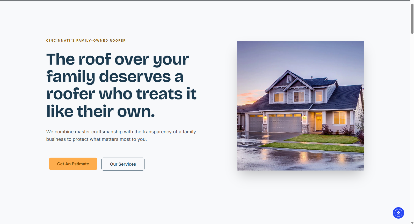 FF Roofs — WordPress • Local Service