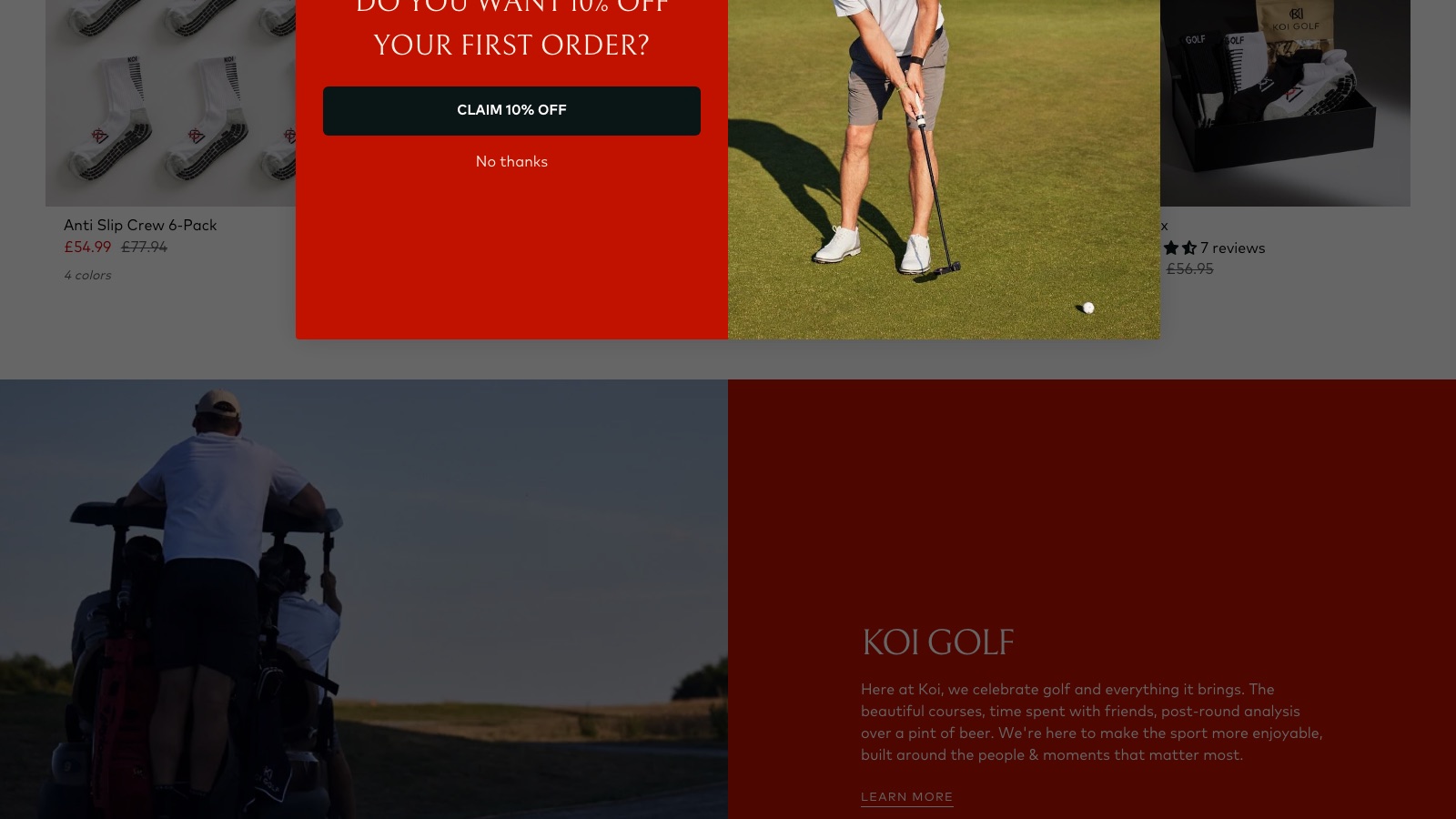Koi Golf screenshot 1