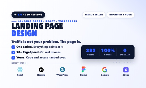 Landing Page Design: business landing page