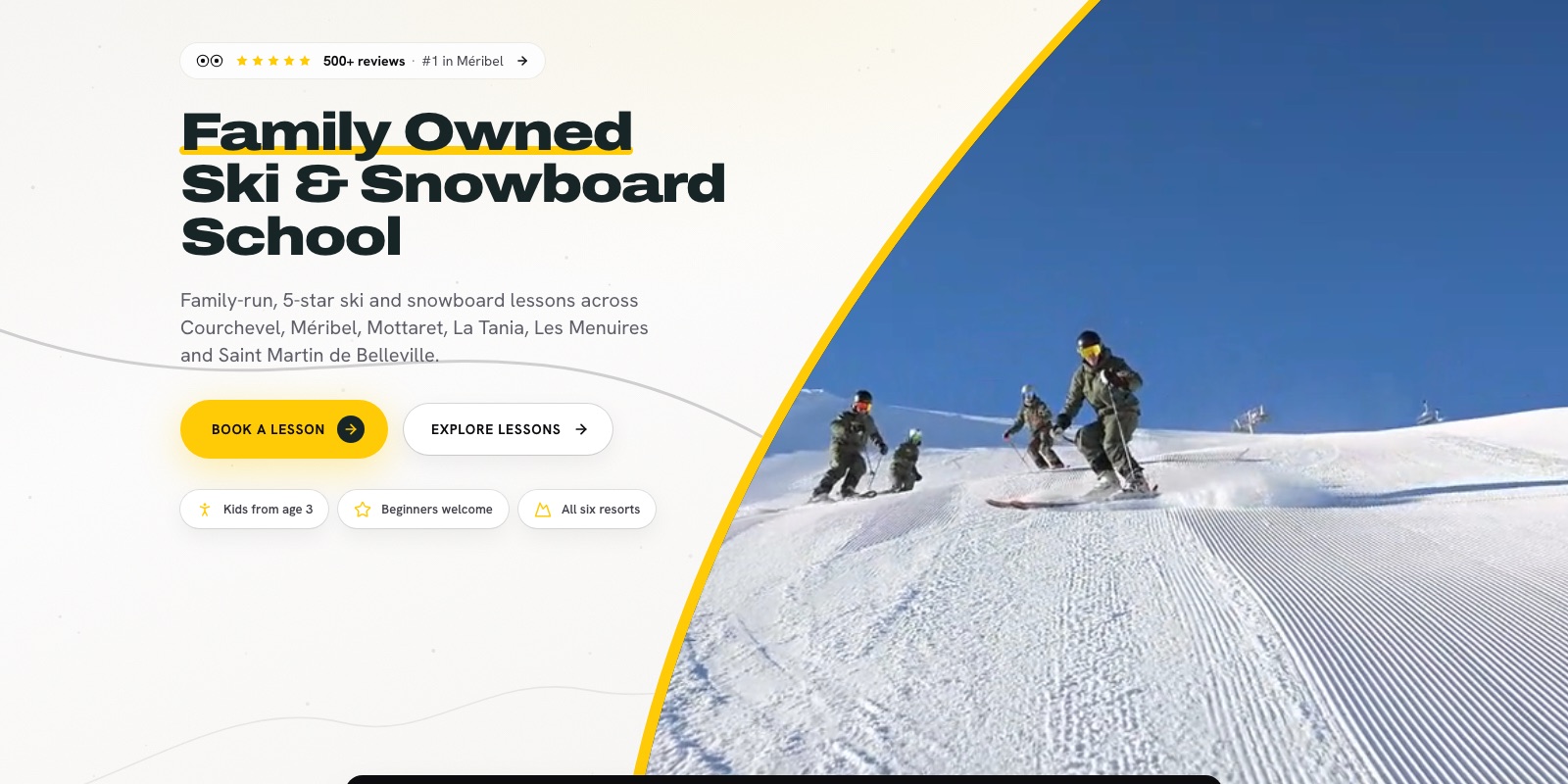 SnowSchool: MERN • Booking Platform